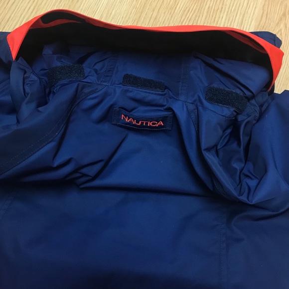 Nautica Navy & Red Rain jacket - Picture 4 of 5